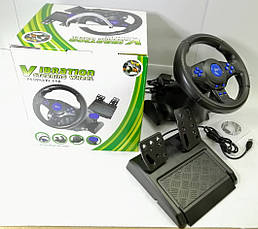 Кермо ігровий 9812 VIBRATE STEERING WHEEL PS3/ PS2/PC 3 в 1, фото 3