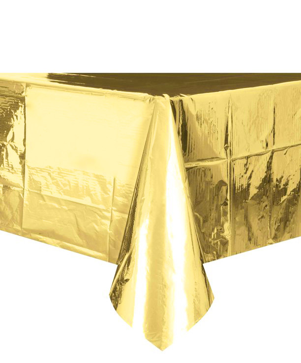 Скатертина святкова двостороння "Золото-срібло" 137х183 см