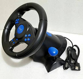 Кермо ігровий 9812 VIBRATE STEERING WHEEL PS3/ PS2/PC 3 в 1, фото 2