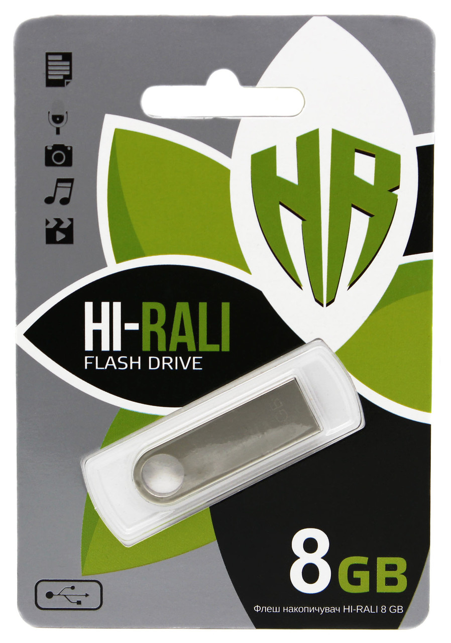 USB флеш Hi-Rali 8GB/ HI-8GBSH (Гарантія 3роки)