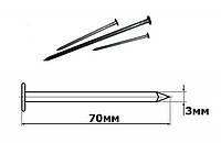Гвозди шлифованные 3х70мм /упак. 10кг/