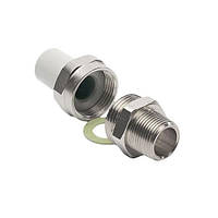 Розбірне з'єднання Wavin із зовнішнім різьбленням 20х1/2 (американка)