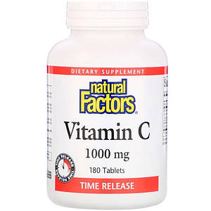 Вітамін С Natural Factors Vitamin C 1000 мг 180 таб.