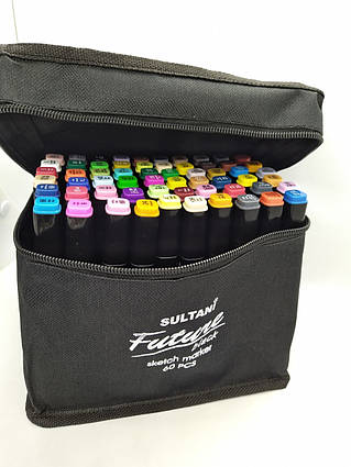 Набор Скетч маркеров  60 шт. двухсторонние