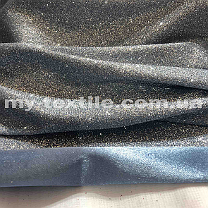 Тканина Люрекс Блакитний з Сірим