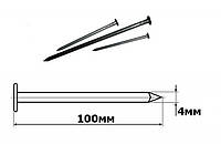 Гвозди строительные 4х100мм /упак. 1кг/