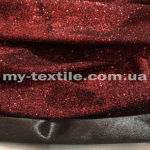 Тканина Трикотаж Люрекс Червоний