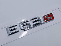 Хромированная Эмблема Шильдик надпись e63s Мерседес Mercedes