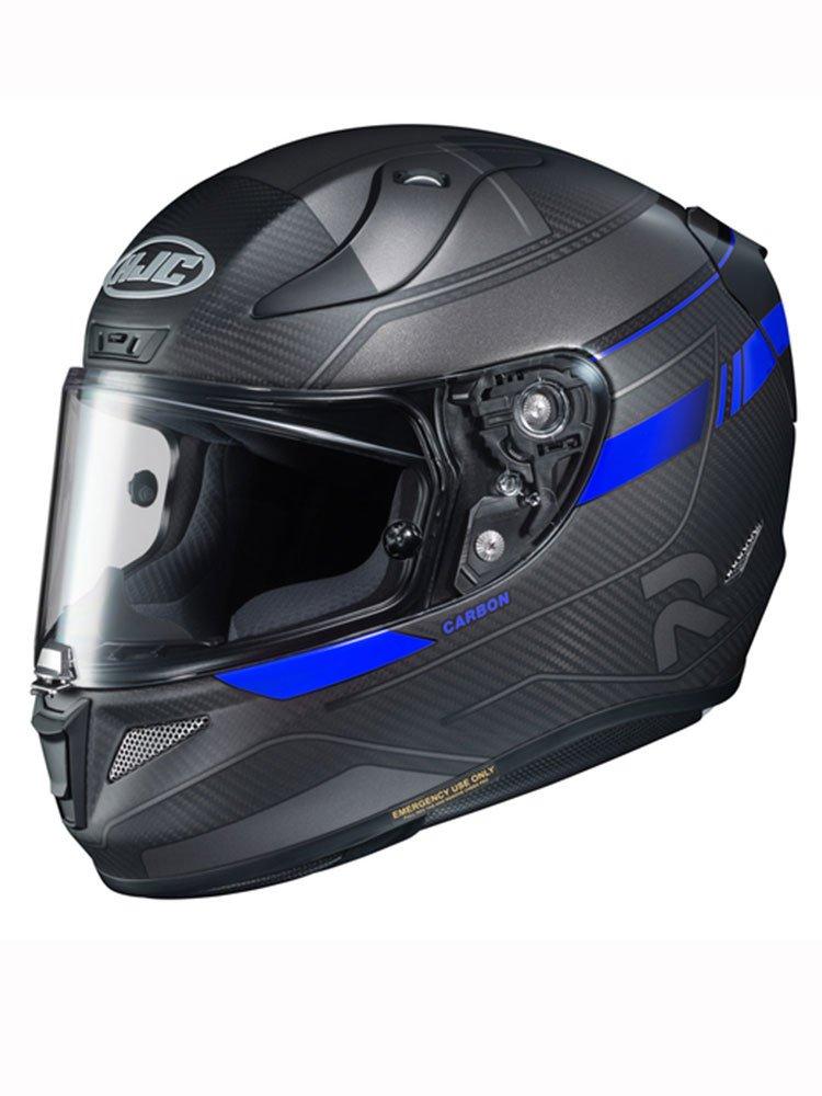 Мотошолом HJC RPHA 11 Carbon Nakri (синій)