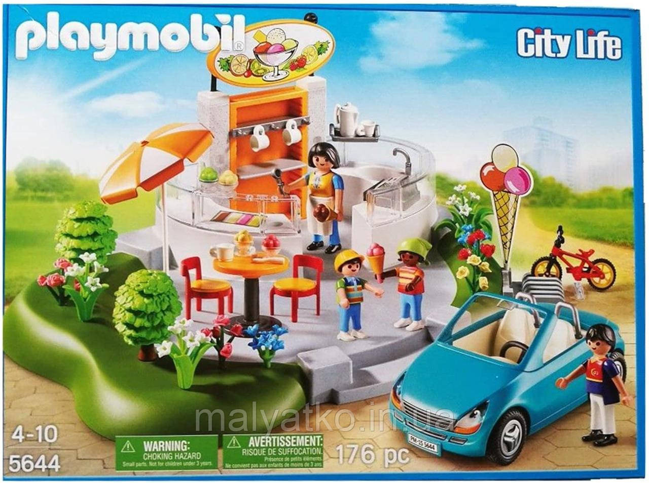 Конструктор Плеймобил Playmobil 5644 Ice Cream Shop Поїздка в кафе морозиво на кабріолеті