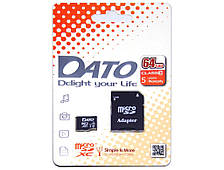 Картка пам'яті Dato 64 GB microSD class10 UHS-1 (DTTF064GUIC10AD)