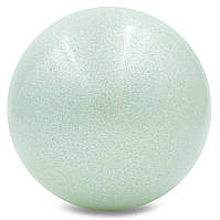 Мяч для художественной гимнастики 15см C-6273, Фиолетовый: Gsport Серый