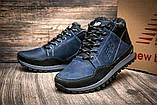 Чоловічі зимові шкіряні черевики на хутрі, фото 3