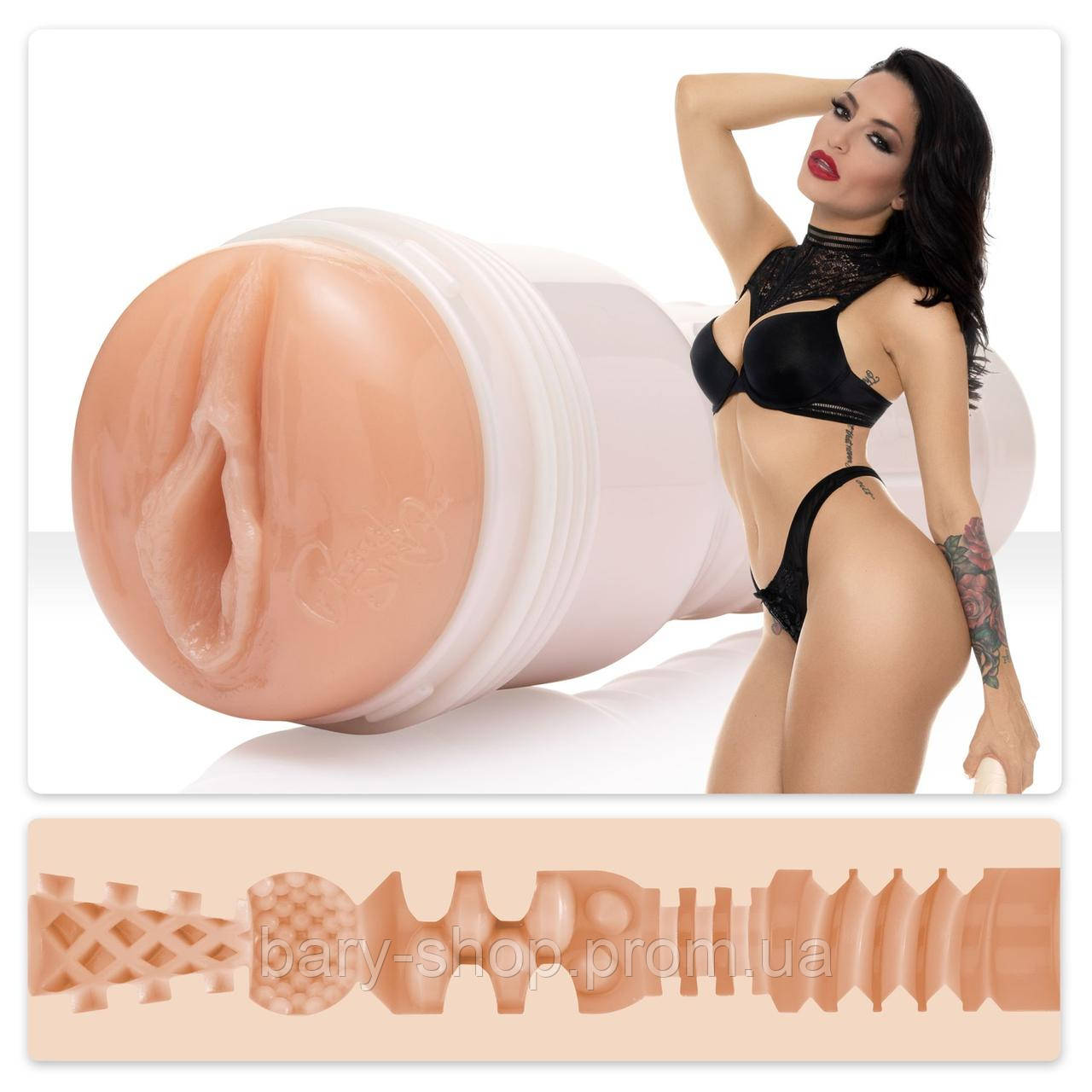 Мастурбатор Fleshlight Girls: Kissa Sins - Insatiable, зі зліпка вагіни, дуже ніжний (AS)