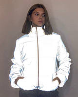 Светоотражающая рефлективная подростковая куртка Вик Размеры 164-170