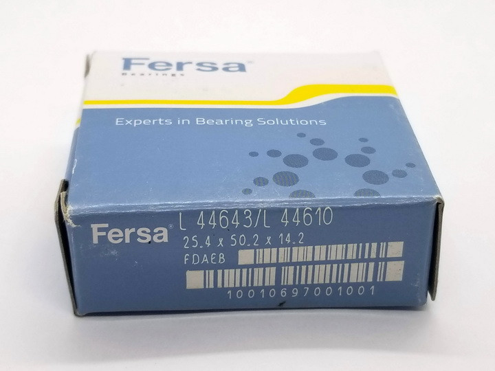 Підшипник дюймовий L 44643/10 FERSA (25.4*50.3*14) конічний