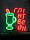 Неонова вивіска Чашка кави з тортом 40х40см, фото 5