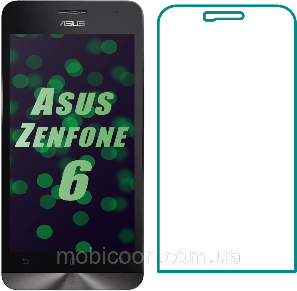 Захисне скло для Asus Zenfone 6 (Прозоре 2.5 D 9H)