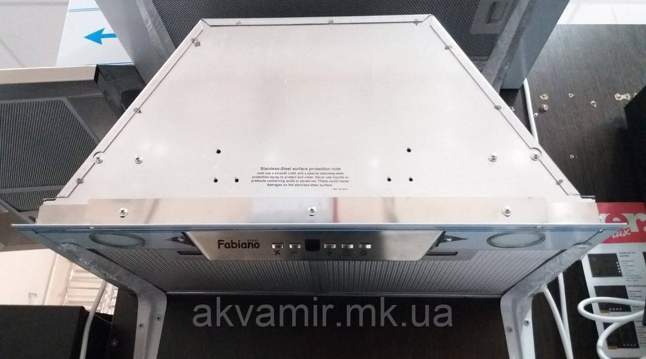 Витяжка для кухні Fabiano Box 60 Inox (нерж. сталь) повновбудовувана