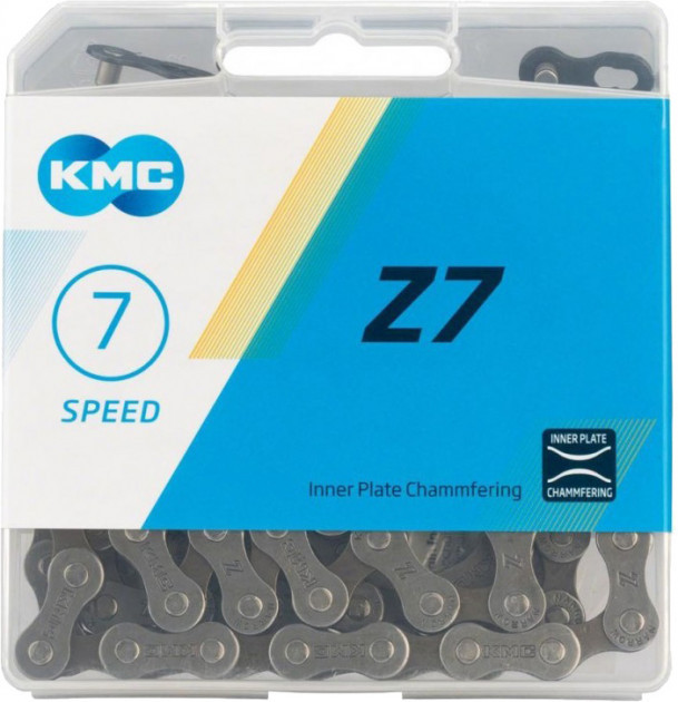 Ланцюг KMC Z7 7 швидкостей 114 ланок + замок