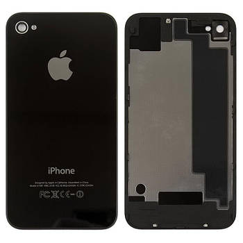 Задня панель корпусу для iPhone 4S, чорна