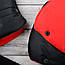 Муфта рукавички роздільні, на коляску / санки, з кишенею, універсальна, для рук, червоний фліс (колір чорний), фото 3