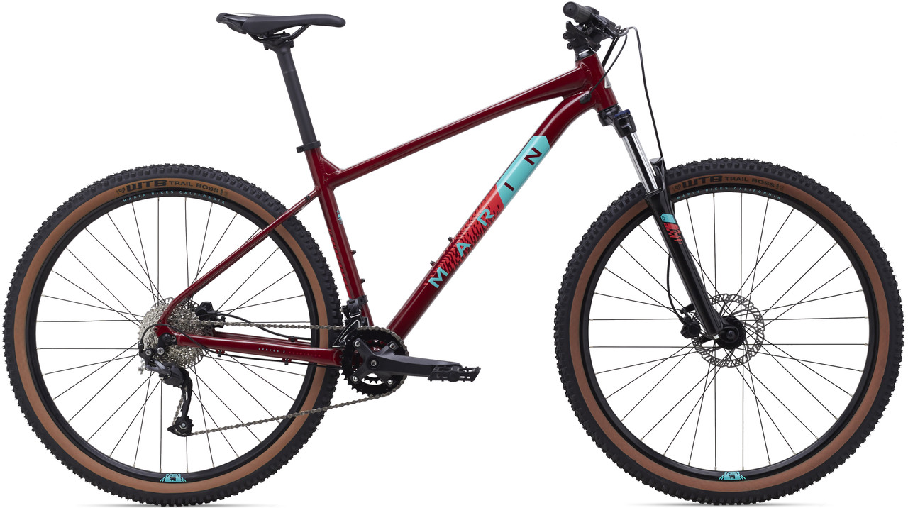 Велосипед 29" Marin BOBCAT TRAIL 4 2021 Gloss Crimson/Teal/Red, фото 1