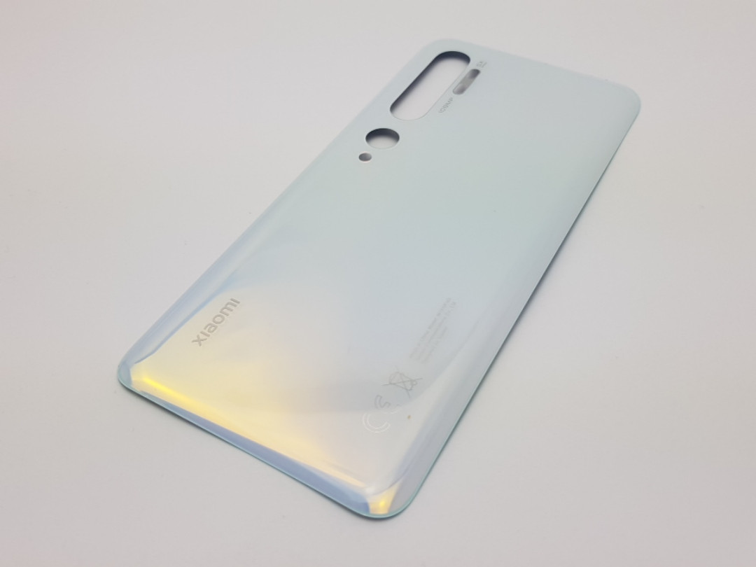 Кришка xiaomi mi note 10 біла сервісний оригінал з розборки