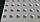 Knauf Cleaneo 12/25, перфорований ГКЛ Німеччина, квадратна перфорація, 2000мм. x 1200мм. х 12,5 мм., фото 2