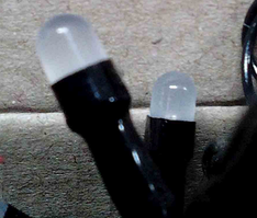 Гірлянда 100 led (лінза мала матова, чорний дріт) color (10 м 100ламп)