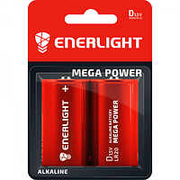 Батарейка ENERLIGHT MEGA Power D/LR20 (2шт)