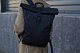 Рюкзак ролтоп ролтоп / чоловічий жіночий унісекс рюкзак / rolltop / вмісткий водонепроникний / туристичний, фото 8