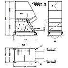 Драбина складська Н 1000 мм, пересувна драбина на склад, фото 3