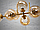 Люстра Молекула Лофт н933-8 на 8 ламп E27 бронза, фото 3
