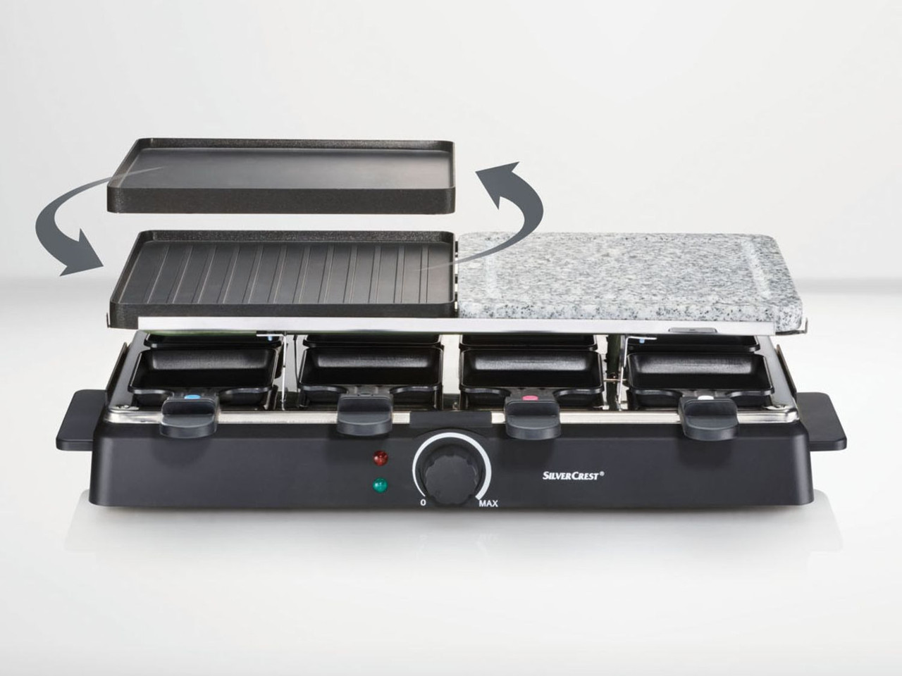 SILVERCREST Электрический гриль Raclette SRGS 1400 C3, 1400 Вт 100311555 - фото 9 - id-p1306201811