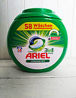 Капсулы для стирки Ariel 3in1 Universal 58 шт. (Германия)