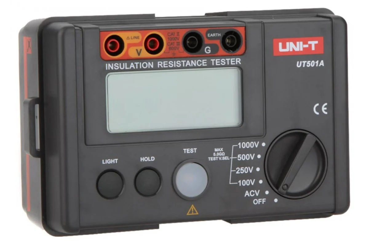 Купити Тестер опору ізоляції (мегамметр) UNI-T UT-501A, ціна 3380 грн ...