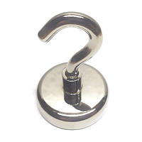 Магніт в корпусі з гачком Е48 зчеплення 81 кг