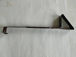 Снігозатримачі (Снігоріз) для цементно пісочної черепиці в коричневому кольорі (RAL 8017)