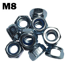Контргайка з фторопластовим вкладишем М8 DIN985 (100шт.)