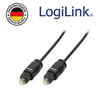 Кабель Toslink Toslink оптоволоконный соединительный Logilink 5м (CA1010)