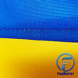 Прапор України, 100х65см, прапорна сітка, кишеня для древка, фото 2