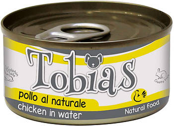 Блок консервованого корму для собак з куркою у власному соку Croci Tobias 24*170 г