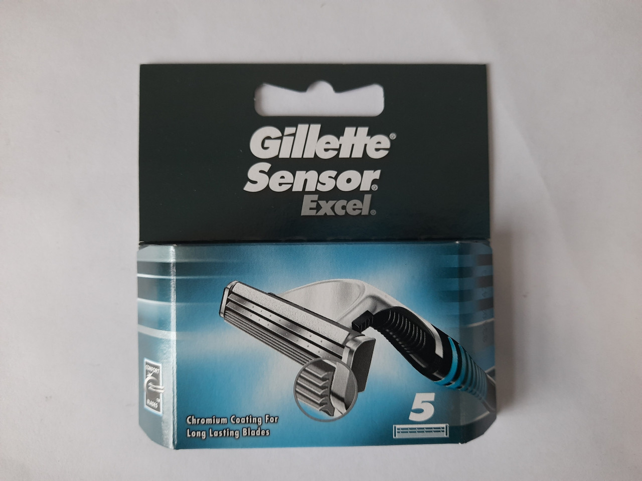 Кассеты мужские для бритья Gillette Sensor Excel 5 шт.( Жиллет Сенсор ...
