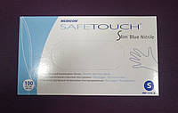 Перчатки нитриловые голубые Medicom (S)