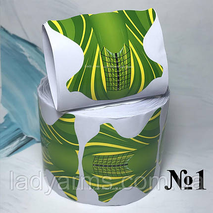 No001/10 шт Форми для нарощування зелені, фото 3