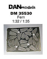 Фототравлення Листя папороті №1 у масштабі 1/35. DANMODELS DM 35530