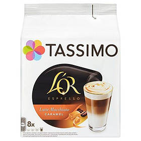 Капсули для кавомашини Tassimo Latte Macchiato Caramel 8s 271g