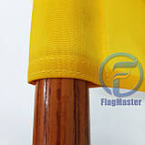 Прапор України, 100х65см, прапорна сітка, кишеня для древка, фото 5