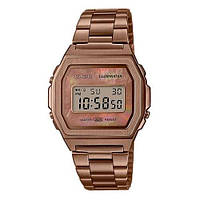 Женские винтажные наручные часы Casio оригинал Япония Collection A1000RG-5EF со стальным браслетом